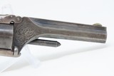 “DENMARK” Inscribed Engraved Antique CIVIL WAR SMITH & WESSON No 1 REVOLVER ENGRAVED and INSCRIBED .22 Pocket Revolver - 20 of 24