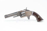 “DENMARK” Inscribed Engraved Antique CIVIL WAR SMITH & WESSON No 1 REVOLVER ENGRAVED and INSCRIBED .22 Pocket Revolver - 2 of 24