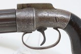 ANTIQUE Allen & Thurber WORCHESTER PERIOD Bar Hammer PEPPERBOX Revolver First American Double Action Revolving Pistol - 4 of 16