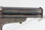 Antique CIVIL WAR Era SHARPS Model 3 .32 Caliber Rimfire PEPPERBOX Revolver 4 Shot Self Defense Pocket Gun - 16 of 16