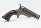 Antique CIVIL WAR Era SHARPS Model 3 .32 Caliber Rimfire PEPPERBOX Revolver 4 Shot Self Defense Pocket Gun - 13 of 16