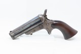 Antique CIVIL WAR Era SHARPS Model 3 .32 Caliber Rimfire PEPPERBOX Revolver 4 Shot Self Defense Pocket Gun - 2 of 16