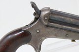 Antique CIVIL WAR Era SHARPS Model 3 .32 Caliber Rimfire PEPPERBOX Revolver 4 Shot Self Defense Pocket Gun - 15 of 16