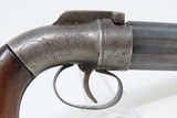Antique MANHATTAN Six Barrel BAR HAMMER Percussion PEPPERBOX Revolver ANTEBELLUM Production Revolver from Norwich, Conn. - 17 of 18