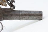 ENGRAVED Antique 18th Century BUNNEY of LONDON .45 Caliber FLINTLOCK Pistol Beautifully Engraved “MANSTOPPER” 18TH Century Flintlock - 18 of 18