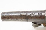 ENGRAVED Antique 18th Century BUNNEY of LONDON .45 Caliber FLINTLOCK Pistol Beautifully Engraved “MANSTOPPER” 18TH Century Flintlock - 13 of 18