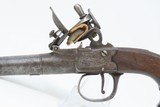 ENGRAVED Antique 18th Century BUNNEY of LONDON .45 Caliber FLINTLOCK Pistol Beautifully Engraved “MANSTOPPER” 18TH Century Flintlock - 4 of 18