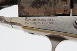 Antique CIVIL WAR COLT Model 1862 Pocket NAVY .36 Cal. CONVERSION Revolver Excellent & Scarce Pocket Model Made In 1862! - 10 of 21