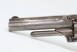 ENGRAVED, Silver Plated, INSCRIBED Antique S&W No. 1 1/2 .32 REVOLVERINSCRIBED with “Halifax” & the Initials “ZBD” - 5 of 18