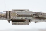 ENGRAVED, Silver Plated, INSCRIBED Antique S&W No. 1 1/2 .32 REVOLVERINSCRIBED with “Halifax” & the Initials “ZBD” - 8 of 18