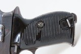 WORLD WAR 2 Walther "ac/43" Code P.38 GERMAN MILITARY Semi-Auto Pistol C&R 9mm Semi-Auto Pistol from the Third Reich with HOLSTER! - 5 of 22
