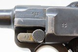 Pre-World War II NAZI German Mauser s/42 Code “G” Date Luger P.08 PistolWORLD WAR II German Semi-Auto C&R Sidearm! - 8 of 23