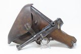 Pre-World War II NAZI German Mauser s/42 Code “G” Date Luger P.08 PistolWORLD WAR II German Semi-Auto C&R Sidearm! - 2 of 23