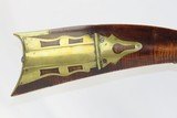 ENGRAVED Antique FLINTLOCK American Full Stock Smoothbore LONG RIFLE
L + K Marked with BRASS Patch Box and GOLCHER LOCK! - 3 of 18