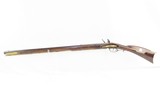 ENGRAVED Antique FLINTLOCK American Full Stock Smoothbore LONG RIFLE
L + K Marked with BRASS Patch Box and GOLCHER LOCK! - 13 of 18