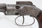 RARE .28 Cal. Antique JOSIAH ELLS Pittsburgh Bar Hammer PERCUSSION Revolver 1 of 625 Made; FIRST MODEL Engraved Antebellum - 4 of 18