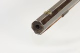 T. WILLERDING Antique Half-Stock .36 Caliber Percussion INDIANA LONG RIFLE Kentucky Style HUNTING/HOMESTEAD Long Rifle! - 17 of 18