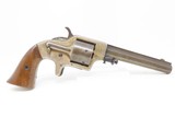 Antique MERWIN & BRAY Front Loading PLANT MFG. CO. SPUR TRIGGER Revolver CIVIL WAR ERA Revolver with WALNUT GRIPS! - 16 of 19