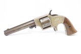 Antique MERWIN & BRAY Front Loading PLANT MFG. CO. SPUR TRIGGER Revolver CIVIL WAR ERA Revolver with WALNUT GRIPS! - 2 of 19