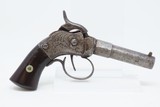 Very RARE Antique MASS. ARMS Single Shot MAYNARD PRIMED Pocket Pistol AMERICAN CIVIL WAR Era; 1 of Only 550 Manufactured! - 14 of 17