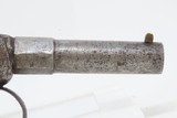 Very RARE Antique MASS. ARMS Single Shot MAYNARD PRIMED Pocket Pistol AMERICAN CIVIL WAR Era; 1 of Only 550 Manufactured! - 17 of 17