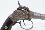 Very RARE Antique MASS. ARMS Single Shot MAYNARD PRIMED Pocket Pistol AMERICAN CIVIL WAR Era; 1 of Only 550 Manufactured! - 16 of 17