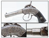 Very RARE Antique MASS. ARMS Single Shot MAYNARD PRIMED Pocket Pistol AMERICAN CIVIL WAR Era; 1 of Only 550 Manufactured! - 1 of 17