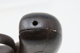 CIVIL WAR Era Antique JOSIAH ELLS Bar Hammer .28 Cal. PERCUSSION Revolver SCARCE 1 of only 625 Manufactured; FIRST MODEL Engraved Antebellum Revolver - 8 of 18