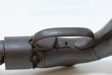 CIVIL WAR Era Antique JOSIAH ELLS Bar Hammer .28 Cal. PERCUSSION Revolver SCARCE 1 of only 625 Manufactured; FIRST MODEL Engraved Antebellum Revolver - 9 of 18