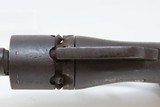 CIVIL WAR Era Antique JOSIAH ELLS Bar Hammer .28 Cal. PERCUSSION Revolver SCARCE 1 of only 625 Manufactured; FIRST MODEL Engraved Antebellum Revolver - 12 of 18