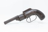 CIVIL WAR Era Antique JOSIAH ELLS Bar Hammer .28 Cal. PERCUSSION Revolver SCARCE 1 of only 625 Manufactured; FIRST MODEL Engraved Antebellum Revolver - 2 of 18