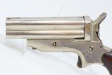 Antique CIVIL WAR Era SHARPS Model 2 .30 Caliber Rimfire PEPPERBOX Revolver 4 Shot Self Defense Pocket Gun - 4 of 15