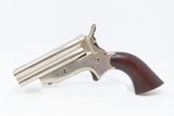 Antique CIVIL WAR Era SHARPS Model 2 .30 Caliber Rimfire PEPPERBOX Revolver 4 Shot Self Defense Pocket Gun - 2 of 15