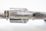 FLORAL ENGRAVED, BIRD’S HEAD Antique SMITH & WESSON Number 1 1/2 .32 REVOLVERENGRAVED “WILD WEST” S&W! - 7 of 19