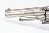 FLORAL ENGRAVED, BIRD’S HEAD Antique SMITH & WESSON Number 1 1/2 .32 REVOLVERENGRAVED “WILD WEST” S&W! - 5 of 19