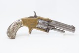Rare DEGRESS GRIPPED, ENGRAVED Antique MARLIN XXX Standard 1872 REVOLVER With VERY DESIREABLE DeGRESS GRIPS! - 10 of 17
