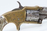 Rare DEGRESS GRIPPED, ENGRAVED Antique MARLIN XXX Standard 1872 REVOLVER With VERY DESIREABLE DeGRESS GRIPS! - 14 of 17