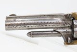 Rare DEGRESS GRIPPED, ENGRAVED Antique MARLIN XXX Standard 1872 REVOLVER With VERY DESIREABLE DeGRESS GRIPS! - 3 of 17