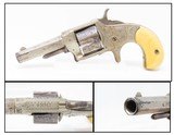 Antique US ARMS Co. Spur Trigger No. 41 .41 Cal. RIMFIRE WILD WEST Revolver Hideout Revolver with IVORY GRIPS! - 1 of 14