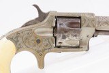 Antique US ARMS Co. Spur Trigger No. 41 .41 Cal. RIMFIRE WILD WEST Revolver Hideout Revolver with IVORY GRIPS! - 13 of 14