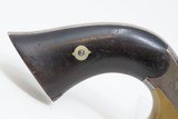 REMINGTON Antique BRASS FRAME New Model .31 PERCUSSION POCKET Revolver EARLY PRODUCTION Mid-19th Century Spur Trigger - 15 of 17