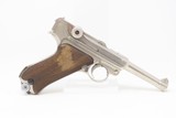 WORLD WAR Era DWM Semi-Automatic 9mm P.08 GERMAN LUGER Pistol C&R German Sidearm with 1940 Dated Holster! - 20 of 24