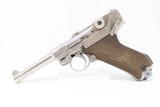 WORLD WAR Era DWM Semi-Automatic 9mm P.08 GERMAN LUGER Pistol C&R German Sidearm with 1940 Dated Holster! - 5 of 24