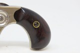 Antique 7-Shot COLT “NEW LINE” .22 Rimfire Spur Trigger POCKET Revolver Late Manufactured with Nickel Plating! - 3 of 16