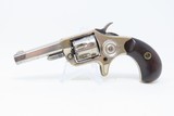 Antique 7-Shot COLT “NEW LINE” .22 Rimfire Spur Trigger POCKET Revolver Late Manufactured with Nickel Plating! - 2 of 16