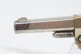Antique 7-Shot COLT “NEW LINE” .22 Rimfire Spur Trigger POCKET Revolver Late Manufactured with Nickel Plating! - 5 of 16