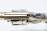 Antique 7-Shot COLT “NEW LINE” .22 Rimfire Spur Trigger POCKET Revolver Late Manufactured with Nickel Plating! - 7 of 16