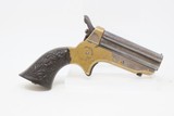 EARLY PRODUCTION Antique C. SHARPS .22 Caliber Model 1A PEPPERBOX Pistol Cased TWO DIGIT SERIAL NUMBER Pocket Revolver - 12 of 17