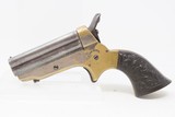 EARLY PRODUCTION Antique C. SHARPS .22 Caliber Model 1A PEPPERBOX Pistol Cased TWO DIGIT SERIAL NUMBER Pocket Revolver - 13 of 17