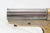 EARLY PRODUCTION Antique C. SHARPS .22 Caliber Model 1A PEPPERBOX Pistol Cased TWO DIGIT SERIAL NUMBER Pocket Revolver - 3 of 17